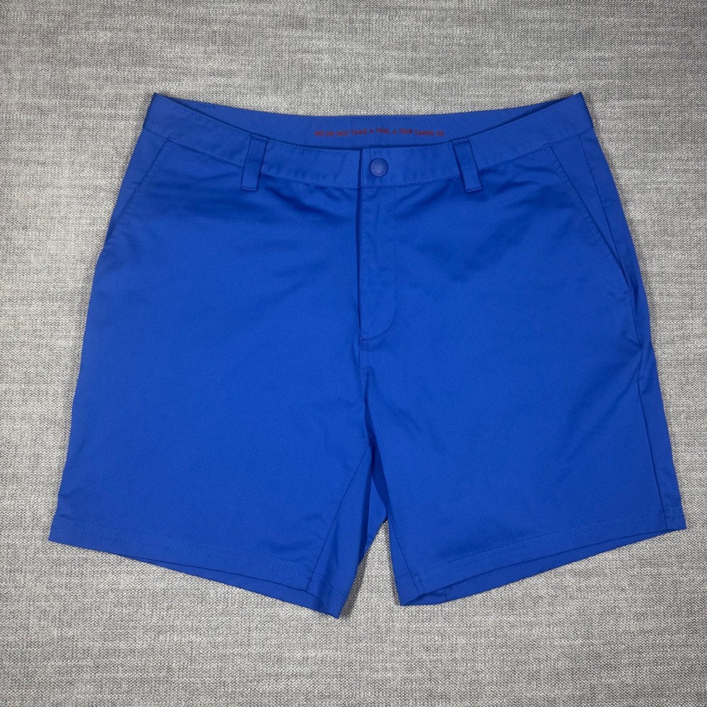 Rhone Commuter 7" Shorts Mens 34 Blue Performance Technical Golf Casual Stretch